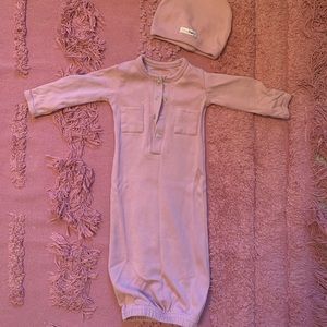 L’oved Baby gown and cap